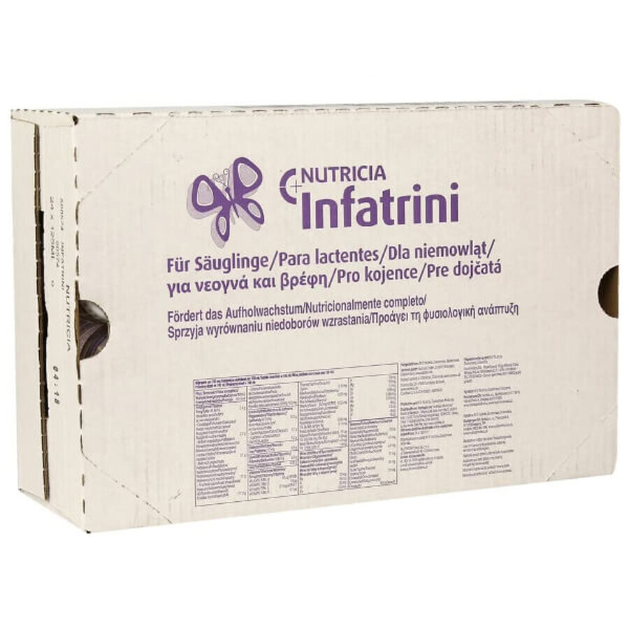 Infatrini, formula nutrizionale per neonati dalla nascita e bambini, 24 x 125 ml