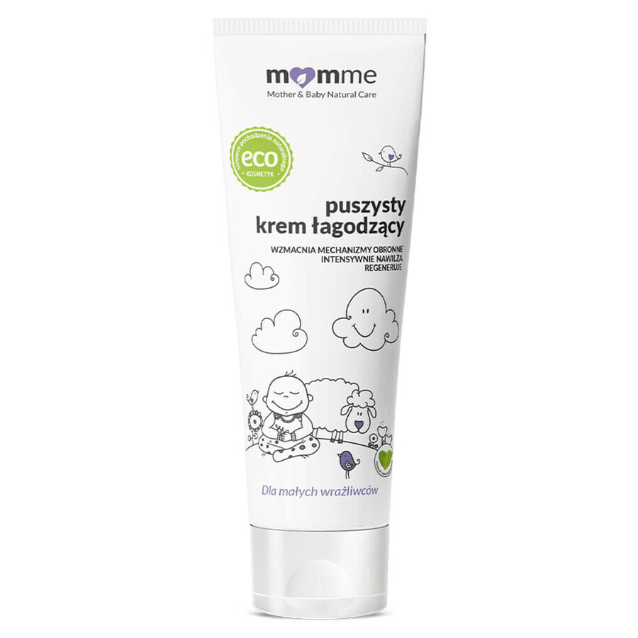 Momme, soothing fluffy cream, from the first day of life, 75 ml