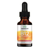 Swanson B-12 Líquido sublingual, vitamina B12 25 μg, 59 ml