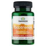 Swanson Tocotrienols Double Strength, Tocotrienols Forte DeltaGold with Annatto, 60 gel capsules