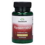 Swanson Resveratrol, resveratrolo 250 mg, 30 capsule