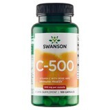 Swanson C, vitamina C 500 mg con rosa canina, 100 capsule