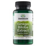 Swanson Ginkgo Biloba Estratto, Ginkgo Biloba 120 capsule