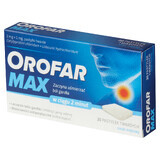 Orofar Max 2 mg + 1 mg, goût menthe, 20 pastilles dures