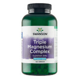 Swanson Triple Magnesium Complex, magnesio 400 mg, 300 capsule