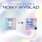 Durex Invisible, preservativi ultrasottili, 3 pezzi