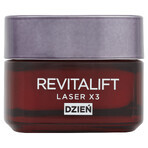 L'oreal Revitalift Laser X3, Crema anti-età 40+, rigenerazione intensiva, 50 ml