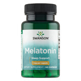 Swanson Melatonin, melatonina 1 mg, 120 capsule