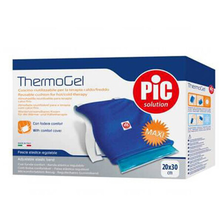 Pic Solution ThermoGel, gelkompres met hoes en elastiek, 20 cm x 30 cm, 1 stuk