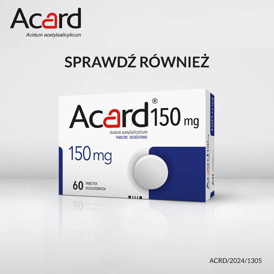 Acard 75 mg, 60 enterale tabletten