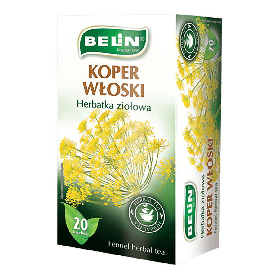 Kräutertee, Fenchel, BELIN, 20 Portionsbeutel