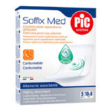 Pic Solution Soffix Med, cerotto antibatterico post-operatorio, 8 cm x 10 cm, 5 pezzi