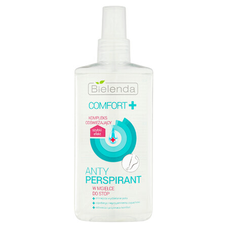 Bielenda Comfort +, antitraspirante in nebbia per piedi, 150 ml