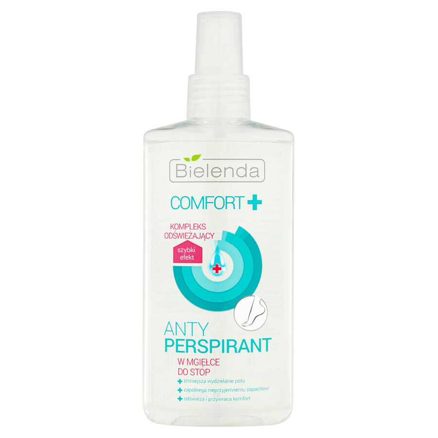 Bielenda Comfort +, antitraspirante in nebbia per piedi, 150 ml