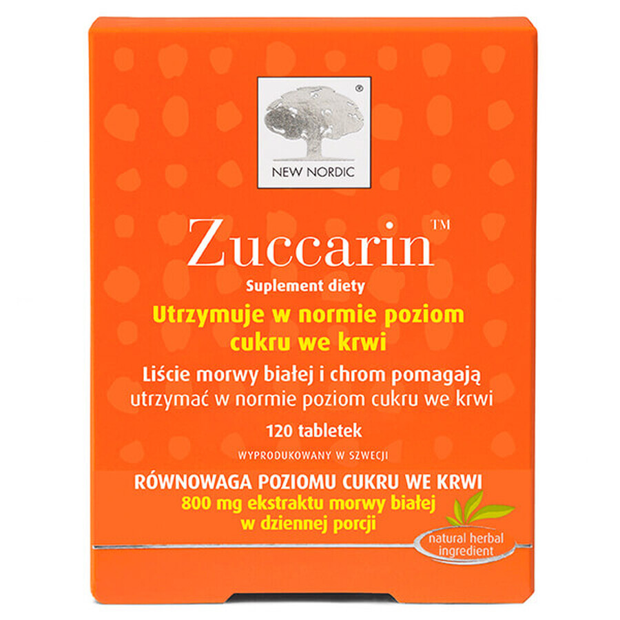 Zuccarin, gelso bianco, 120 compresse