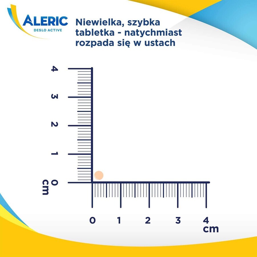 Aleric Deslo Active 5 mg, 10 orally disintegrating tablets