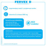 Fervex D 500 mg + 200 mg + 25 mg, granules for oral solution, 8 sachets