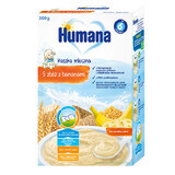 Humana 5 cereal porridge with bananas, milk, no added sugar, after 6 months, 200 g