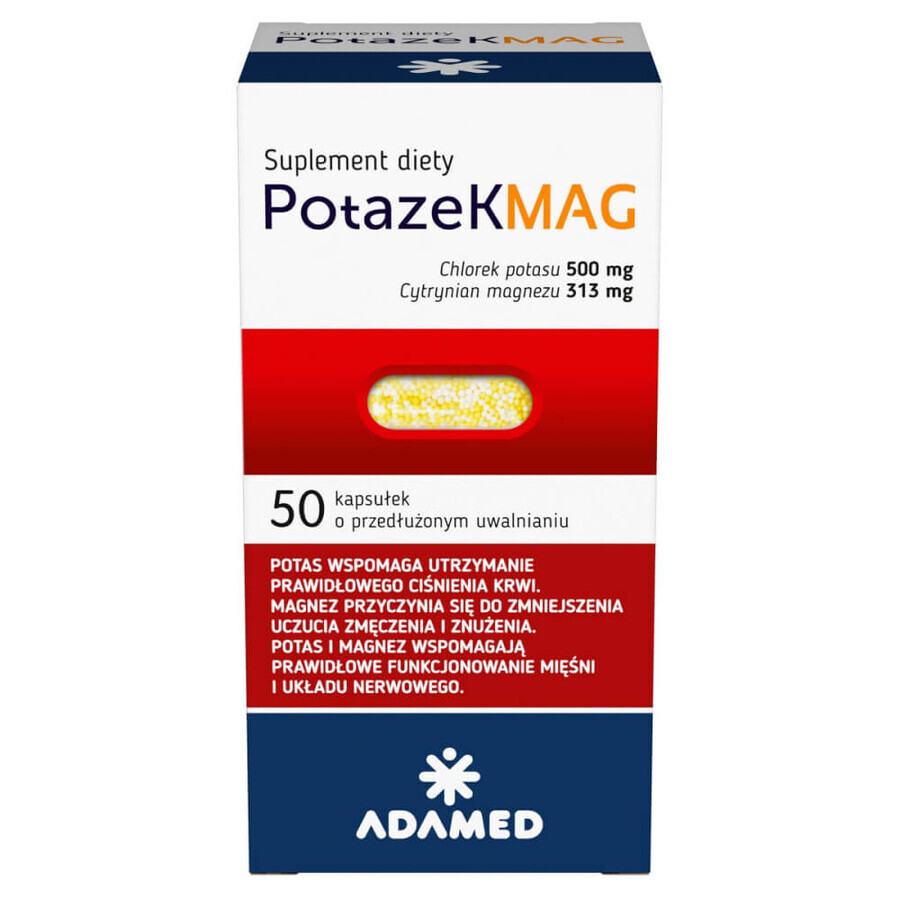 Potazek MAG, 50 capsules