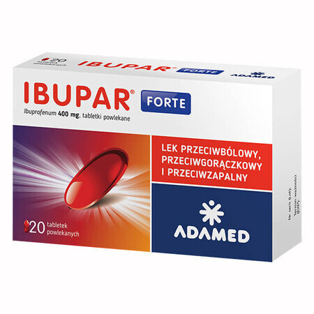 Ibupar Forte, 400 mg, 20 compresse rivestite con film