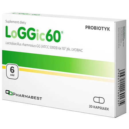 Pharmabest LoGGic60, 20 capsule