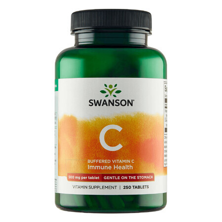 Swanson C, vitamina C tamponată 500 mg, 250 comprimate