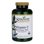 Swanson C, vitamina C 500 mg cu măceșe, 250 capsule