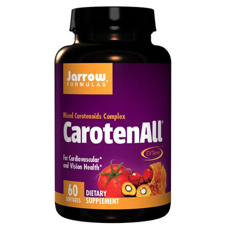 Jarrow Formulas CarotenAll, complesso di carotenoidi, 60 capsule