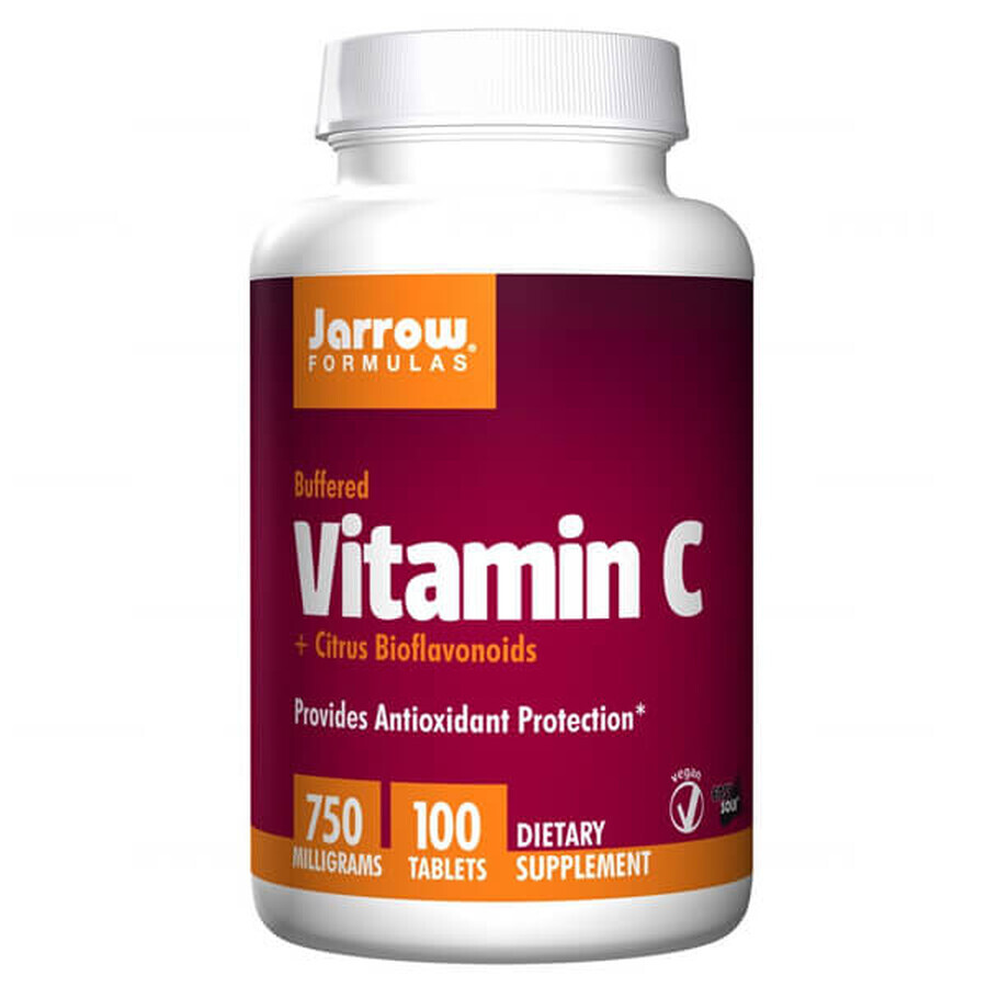 Jarrow Formulas Vitamina C tamponata + Bioflavonoidi degli agrumi, 100 compresse