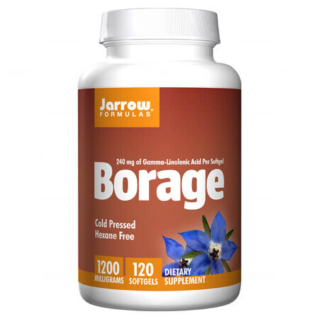 Jarrow Formulas Borage, olio di semi di borragine, 120 capsule