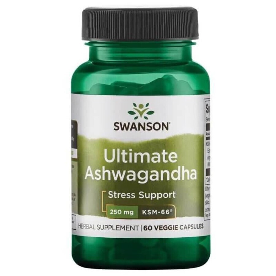 Swanson Ultimate Ashwagandha KSM-66, 60 capsule vegetali