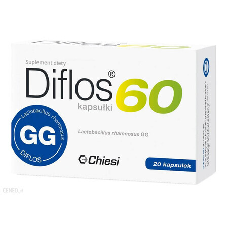 Diflos 60, 20 capsules