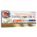 Olimp Gold Omega 3 D3 + K2, 30 capsule molli