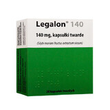 Legalon 140 mg, 20 hard capsules (parallel import)