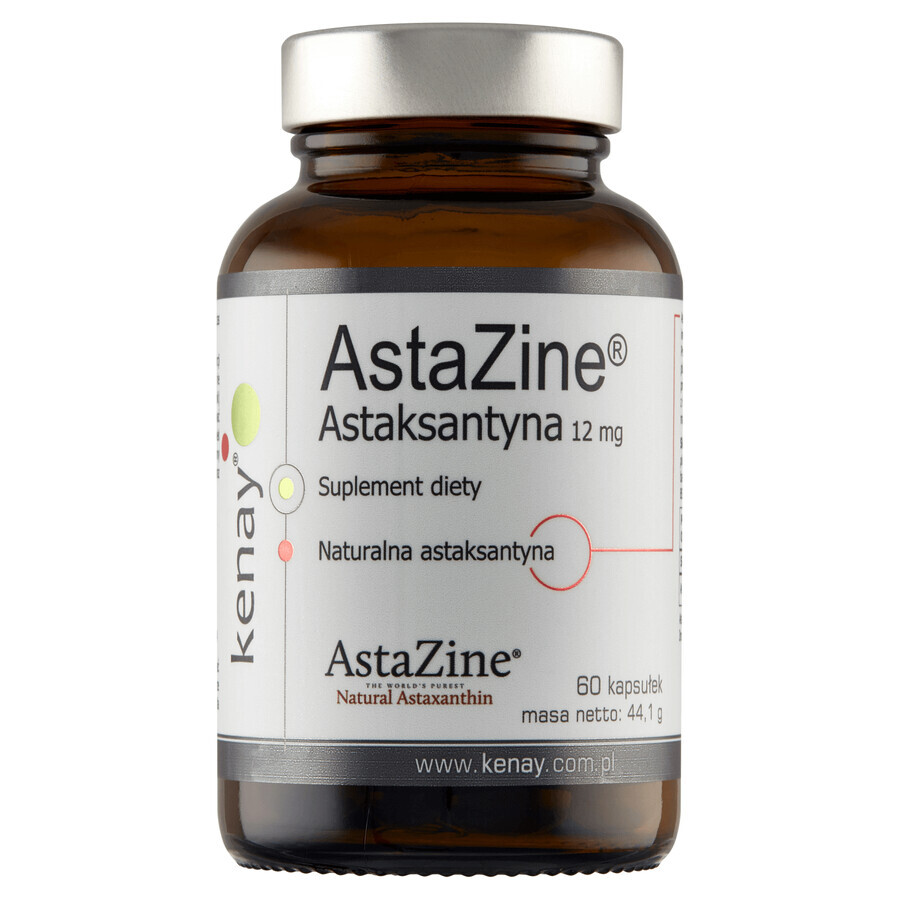 Kenay AstaZine Astaxanthin 12 mg, 60 capsules