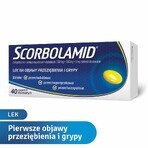 Escorbolamida 300 mg + 100 mg + 5 mg, 40 comprimidos recubiertos de azúcar