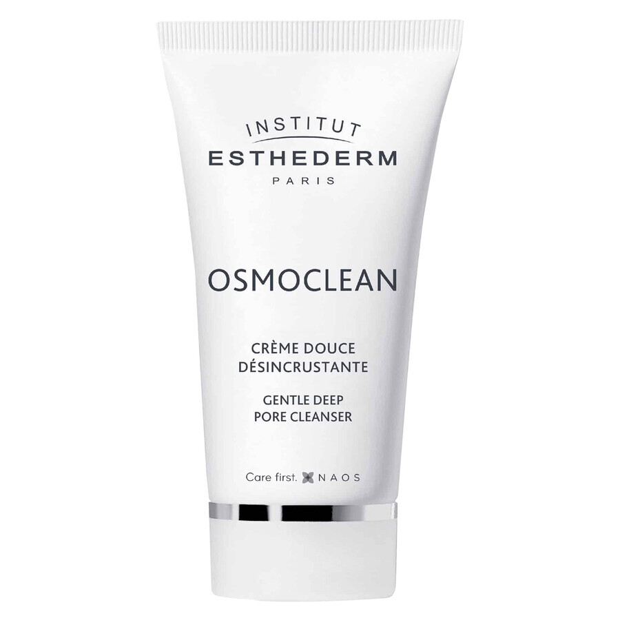 Esthederm Osmoclean, Detergente delicato per pori profondi, crema detergente profonda per viso e décolleté, 75 ml