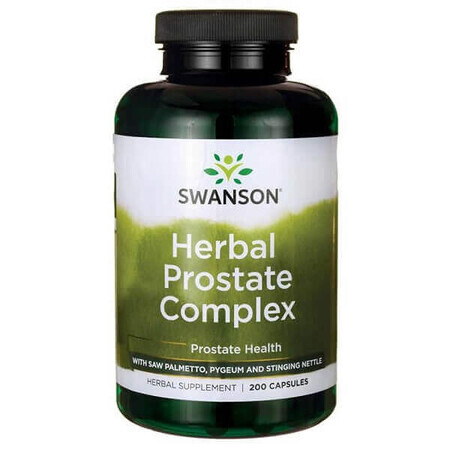 Complesso di erbe prostatiche, 200 capsule, Swanson