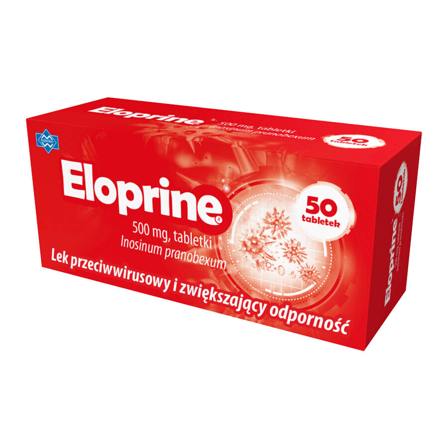 Eloprine 500 mg, 50 tablets