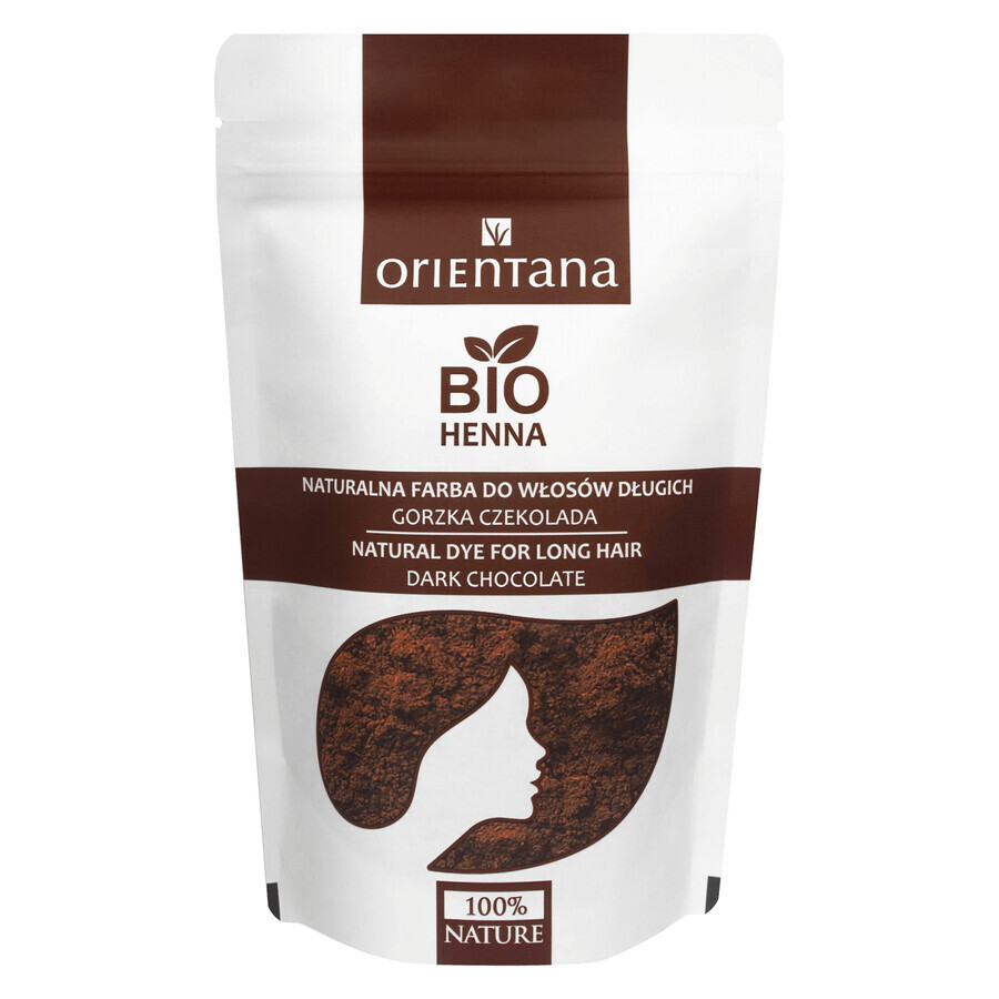 Orientana, henné bio, cioccolato fondente, 100 g