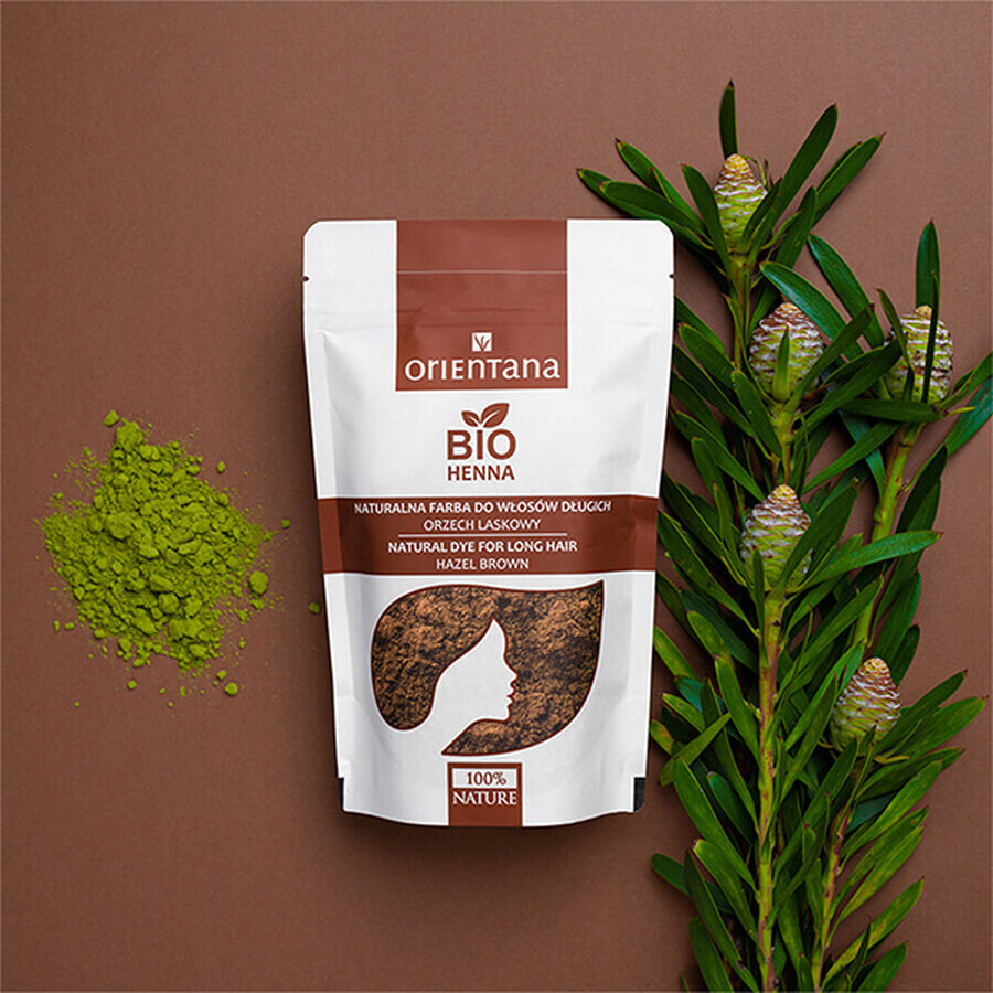 Orientana, Bio henné, nocciola, 100 g