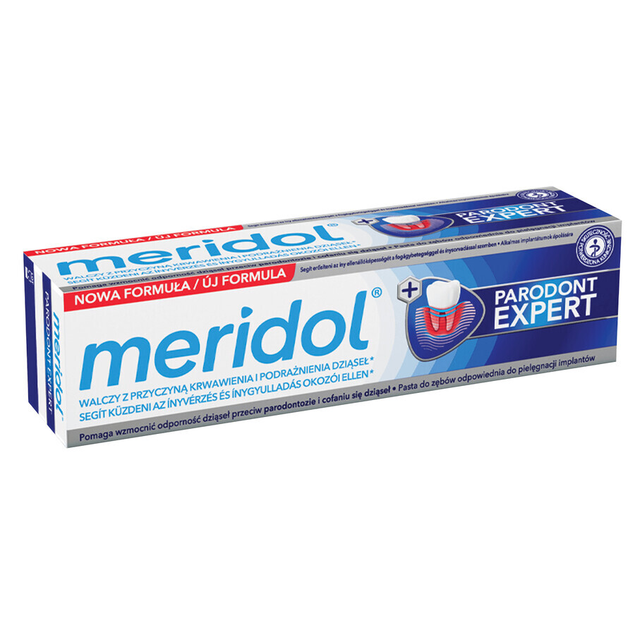 Meridol Parodont Expert, dentifricio contro la parodontite, 75 ml