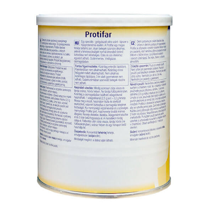 Protifar, prodotto ricco di proteine, sapore neutro, 225 g, Nutricia