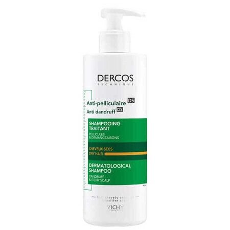 Vichy Dercos Antiforfora DS, shampoo antiforfora, capelli secchi, 390 ml