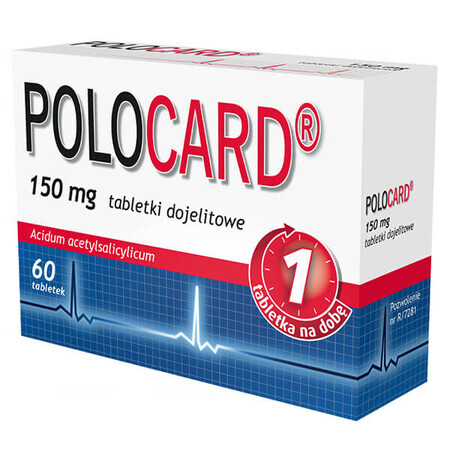 Polocard 150 mg, 60 comprimidos gastrorresistentes