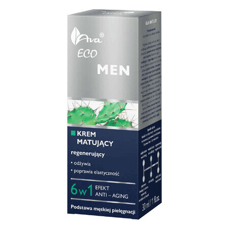 AVA Eco Men, crema regeneradora y matificante, 50 ml