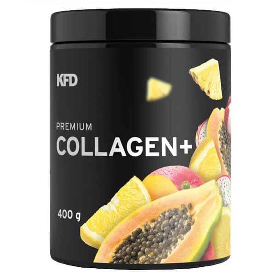 KFD Premium Collagen Plus, gusto frutta tropicale, 400 g