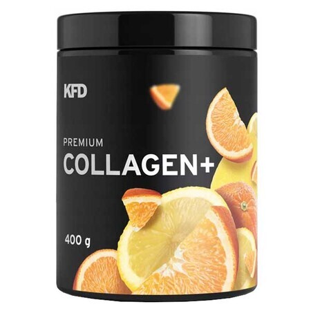 KFD Premium Collagen Plus, gusto arancia e limone, 400 g