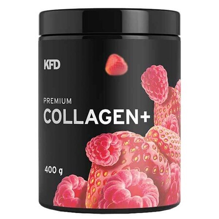 KFD Premium Collagen Plus, gusto fragola e lampone, 400 g