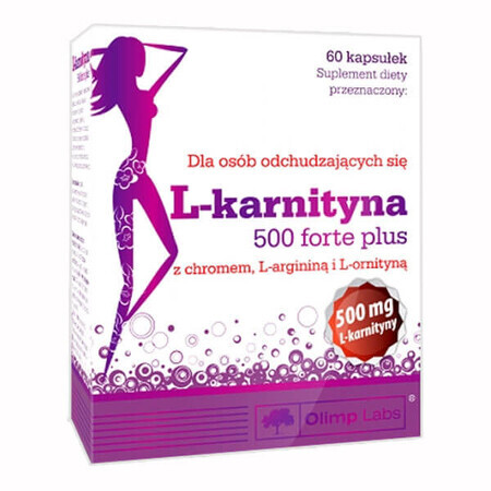 Olimp L-Carnitina 500 Forte Plus, 60 capsule